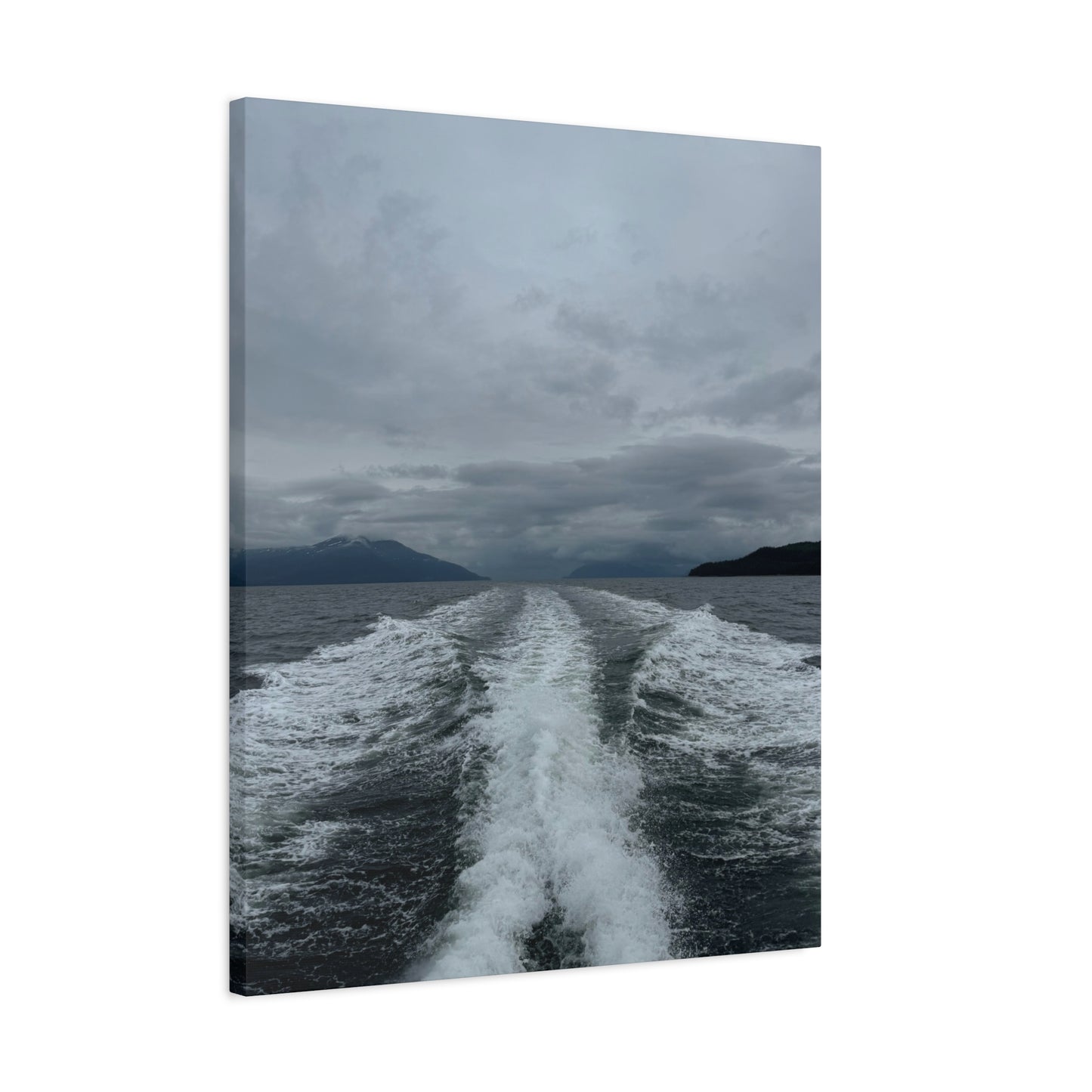 Dark and Wavy - Canvas Print