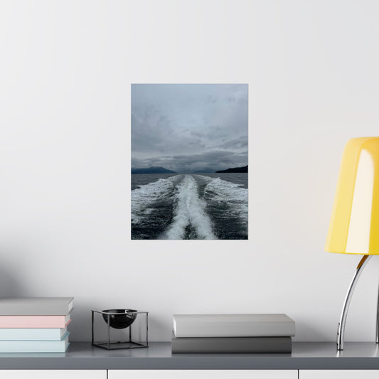 Dark and Wavy - Art Print