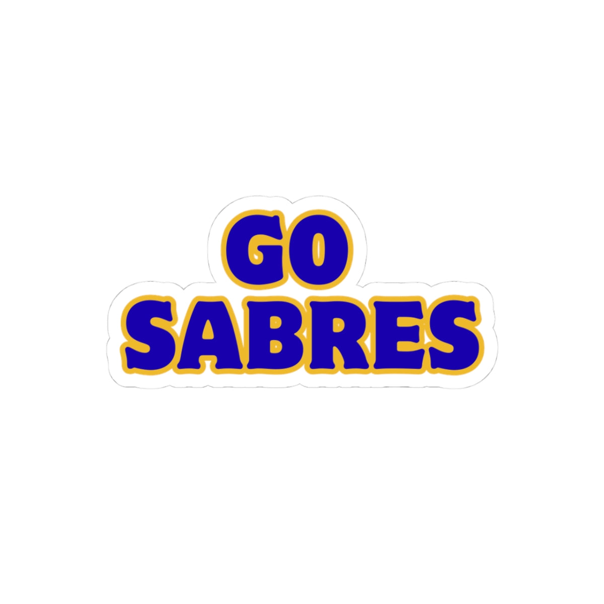 Go Sabres Sticker