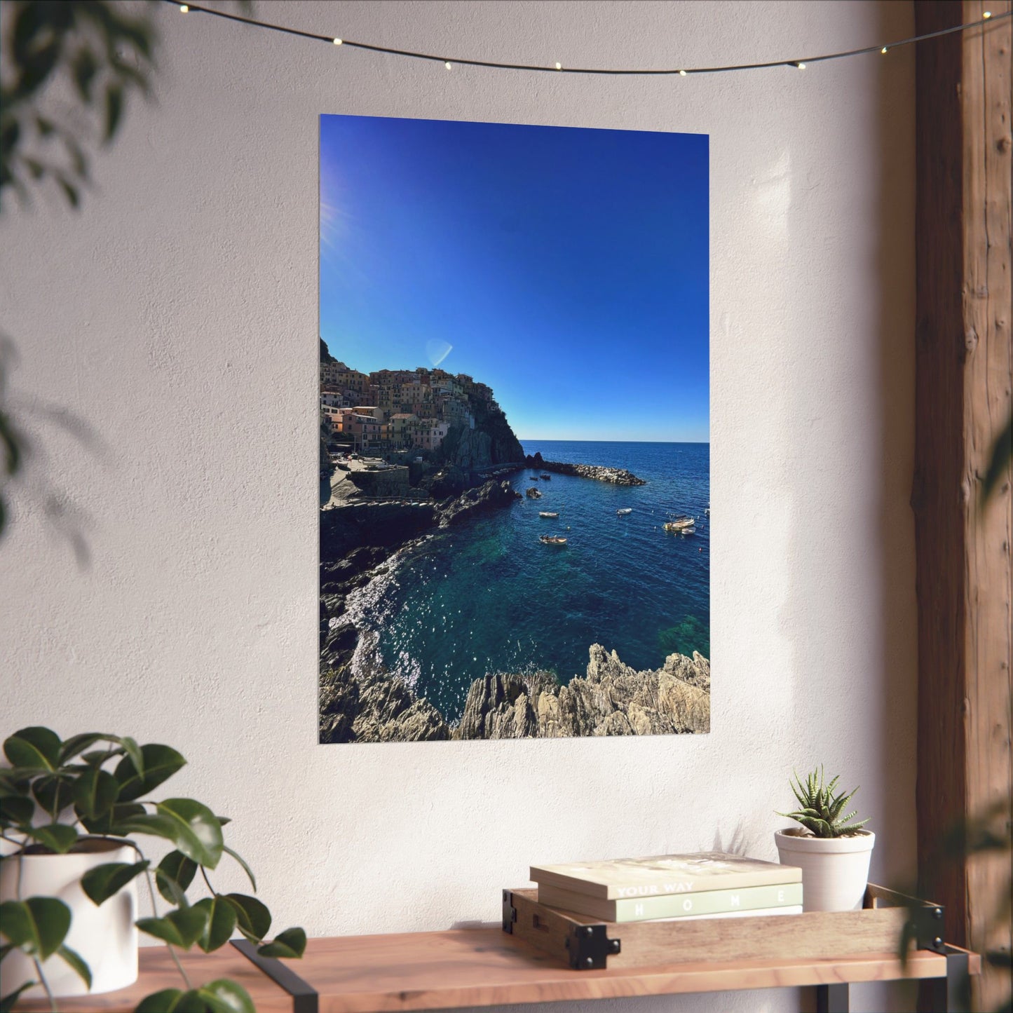 Cinque Terre Italy Coastal Print