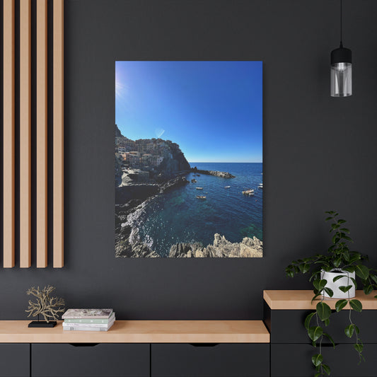 Cinque Terre Italy Coastal Canvas Print