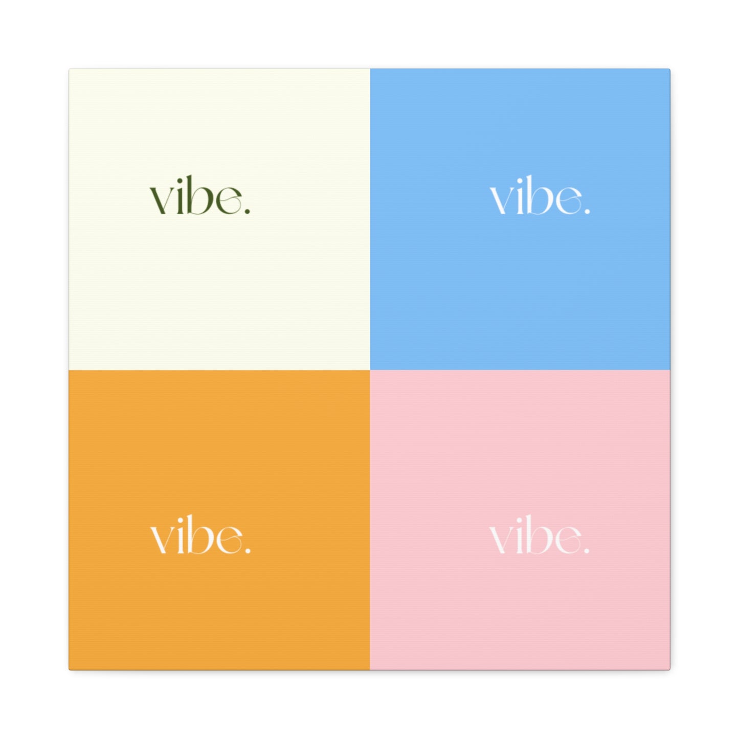 Vibe. Art Canvas Print