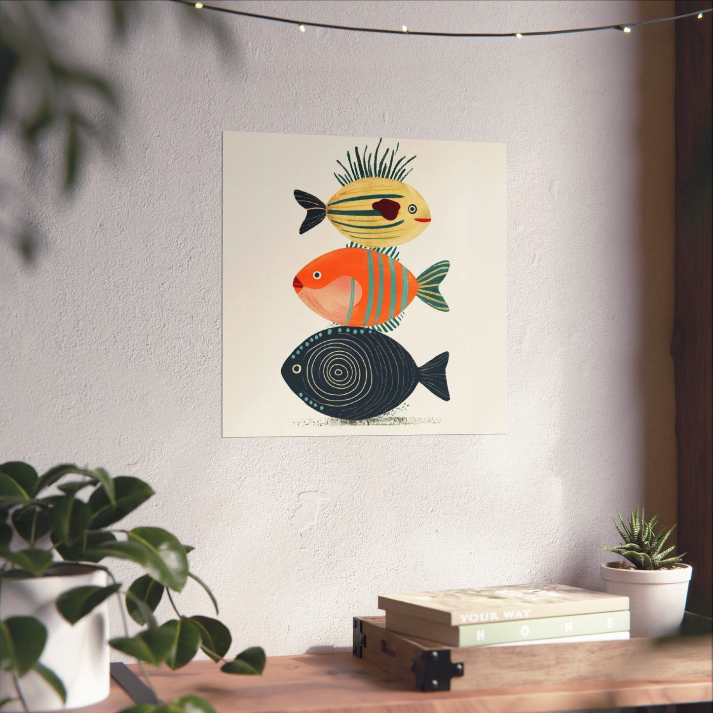 Colorful Fish Print