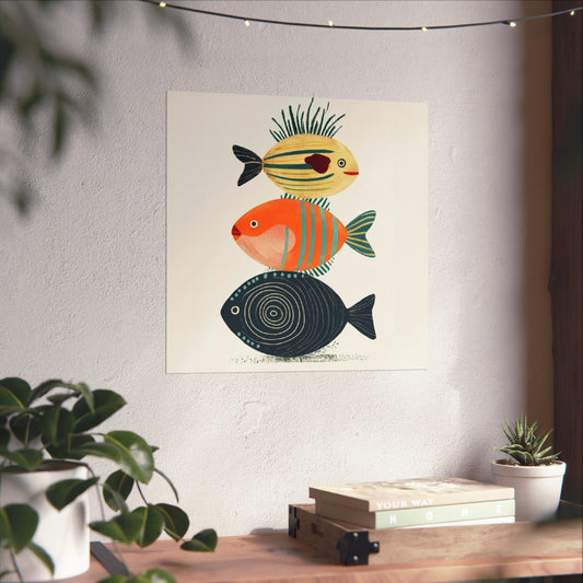 Colorful Fish Print