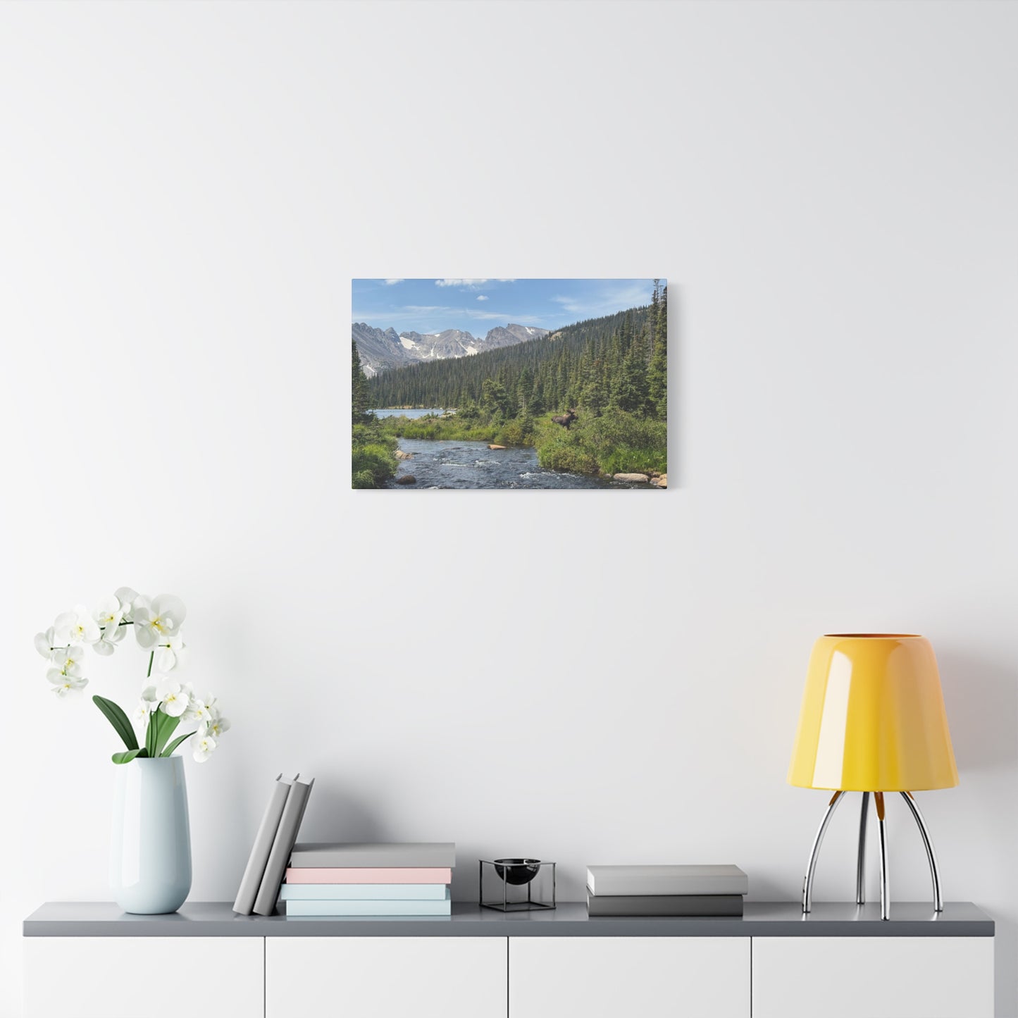 Moose in Nature Canvas Print