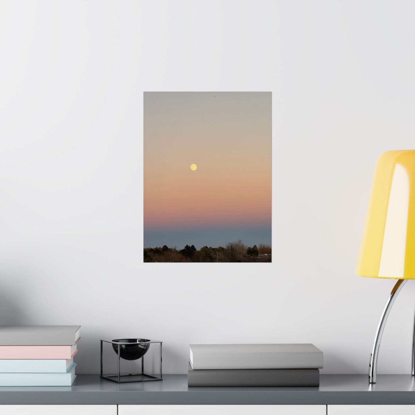 Colorful Moon Print