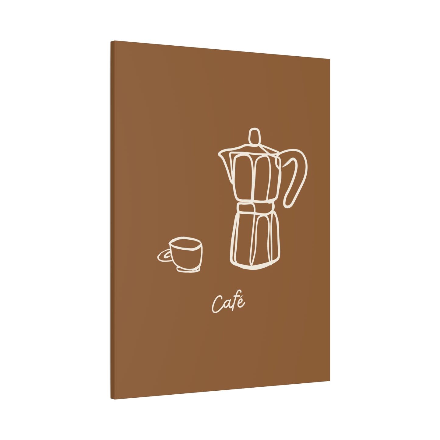 Dark Café Canvas Print