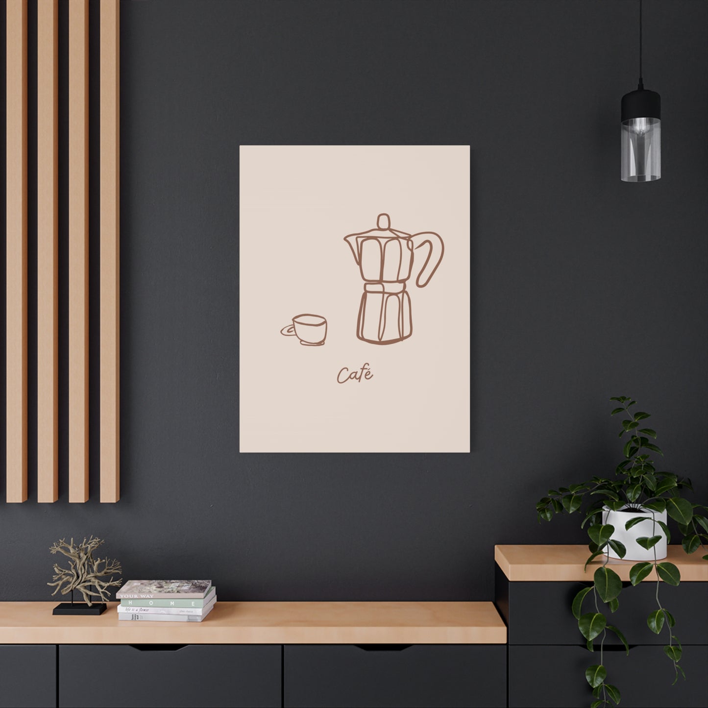 Light Café Canvas Print