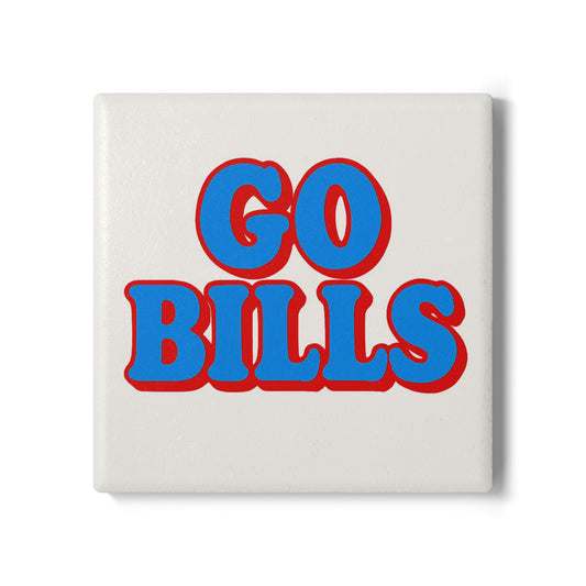 Go Bills Ceramic Coaster