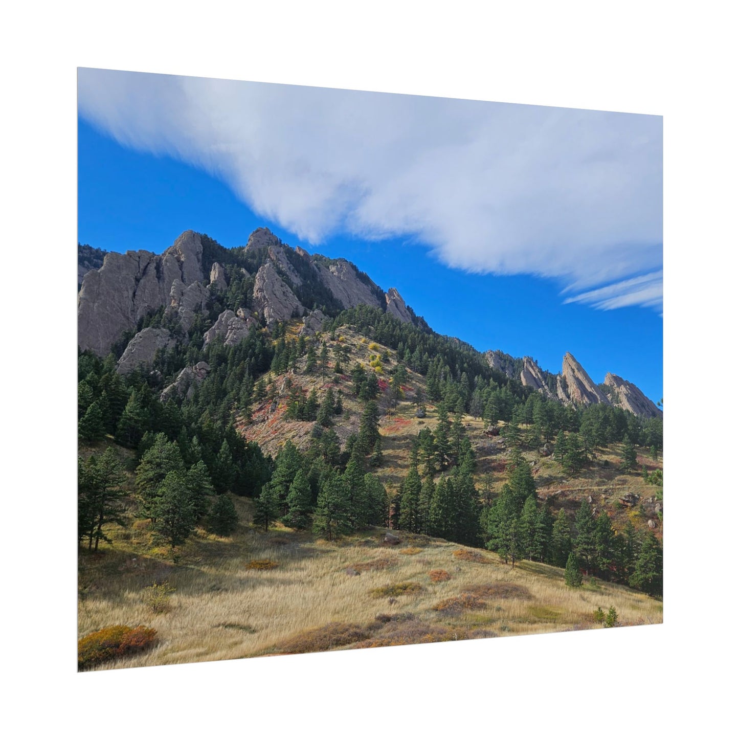 Flatirons Nature Print