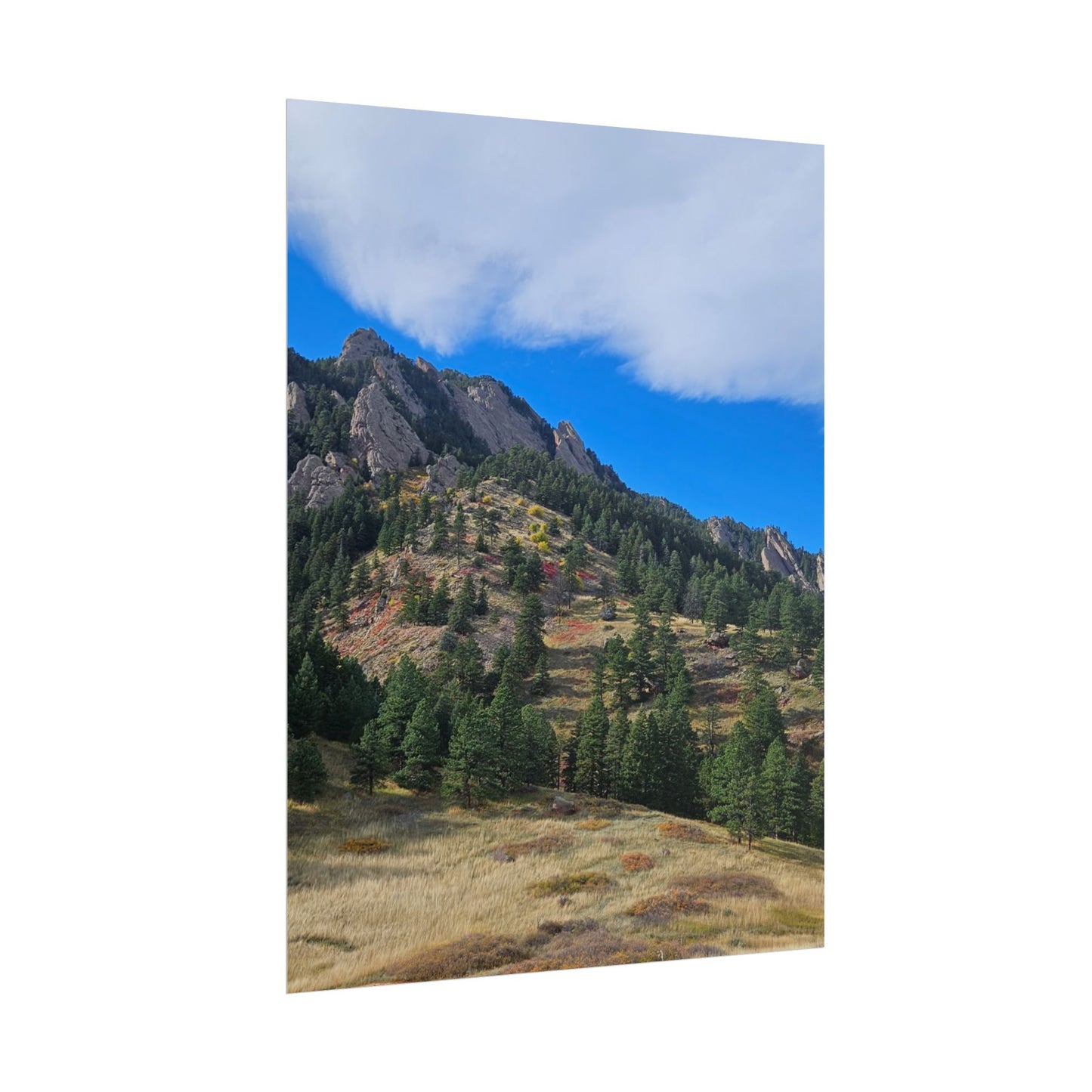 Flatirons Nature Print