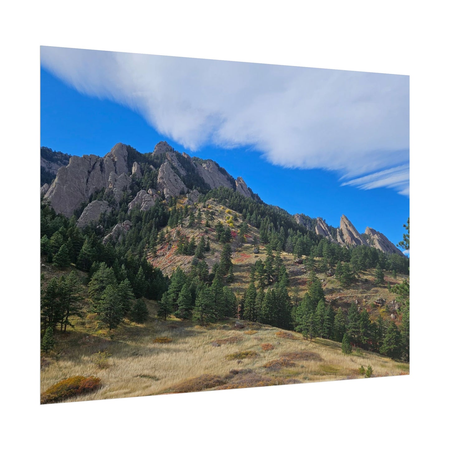 Flatirons Nature Print
