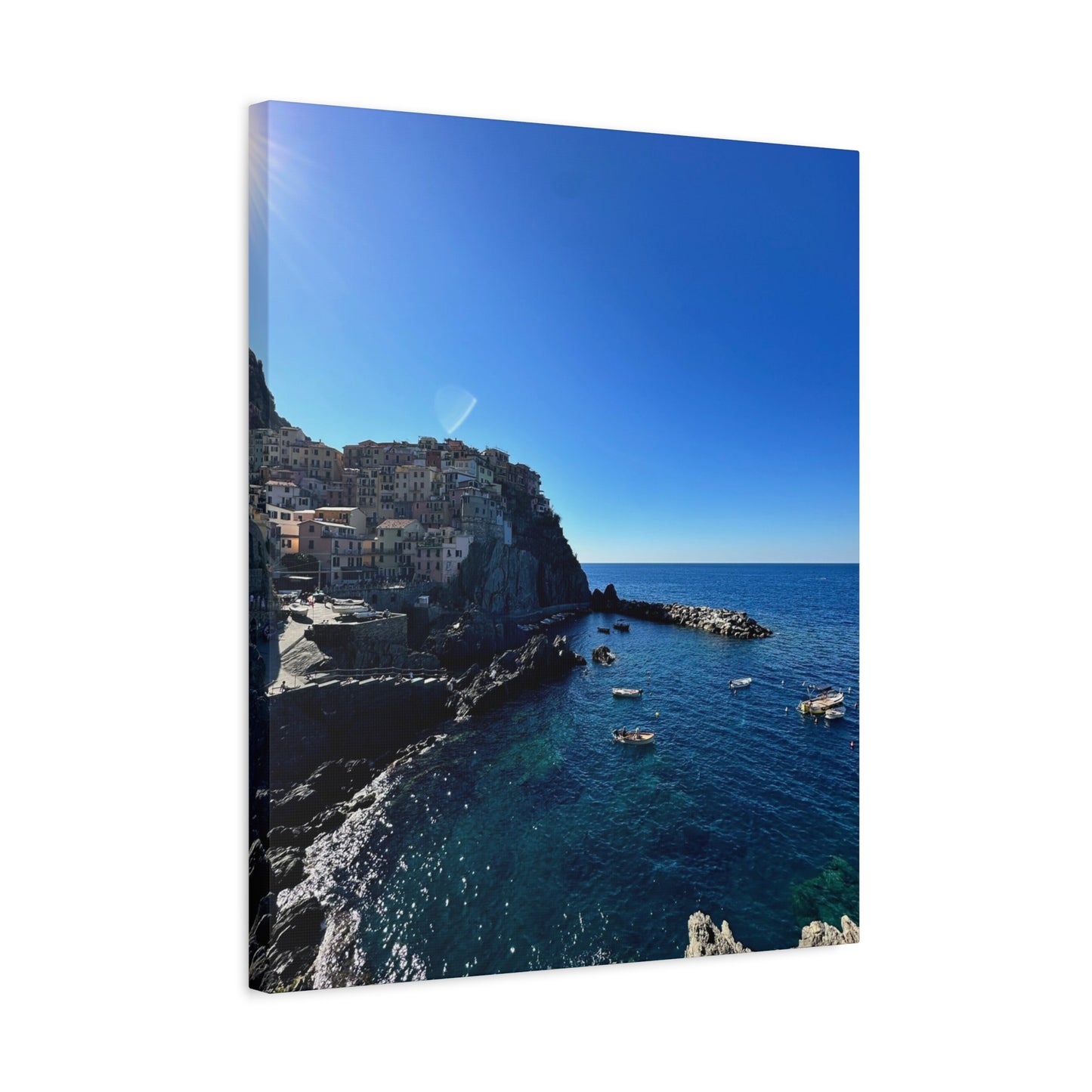 Cinque Terre Italy Coastal Canvas Print