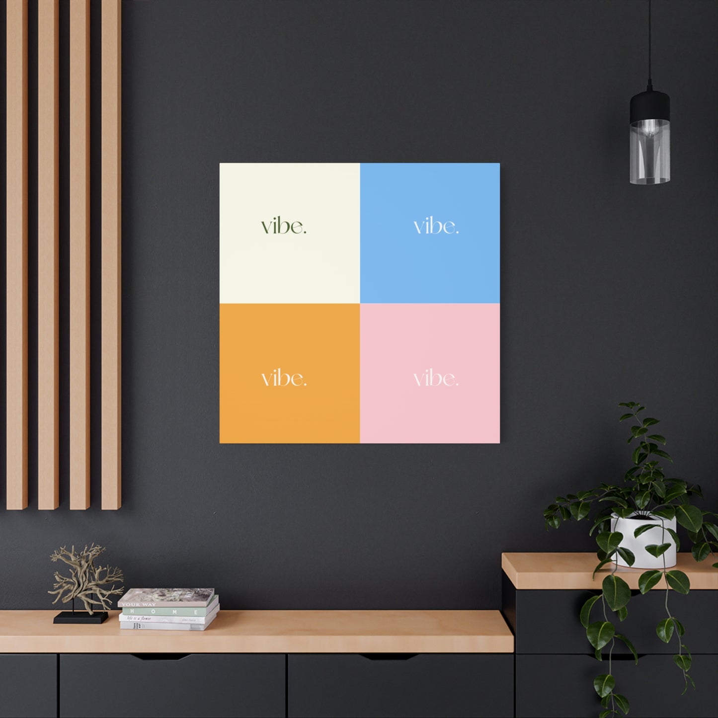 Vibe. Art Canvas Print