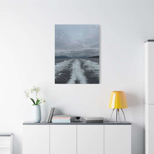 Dark and Wavy - Canvas Print