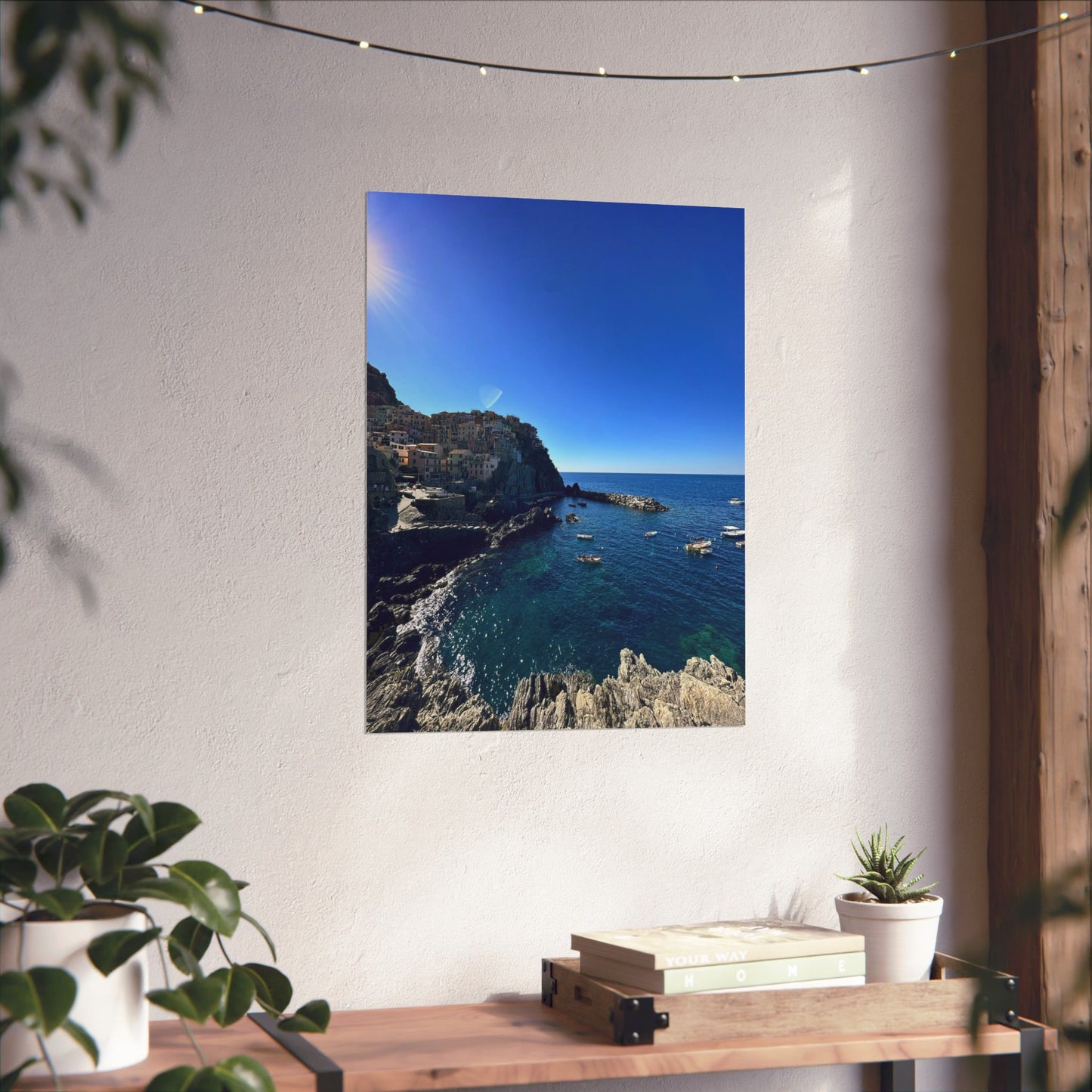 Cinque Terre Italy Coastal Print