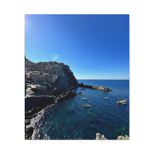 Cinque Terre Italy Coastal Canvas Print