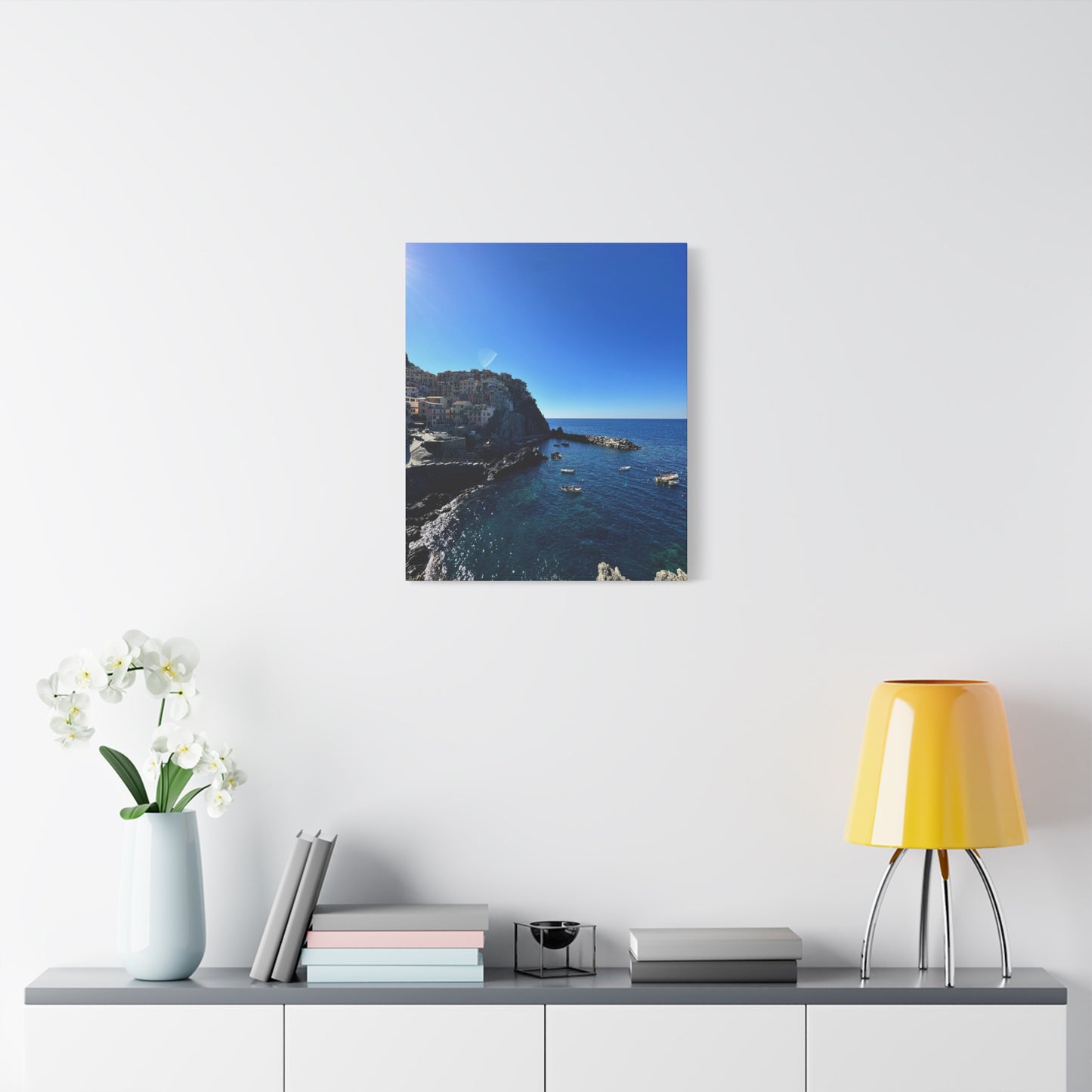 Cinque Terre Italy Coastal Canvas Print