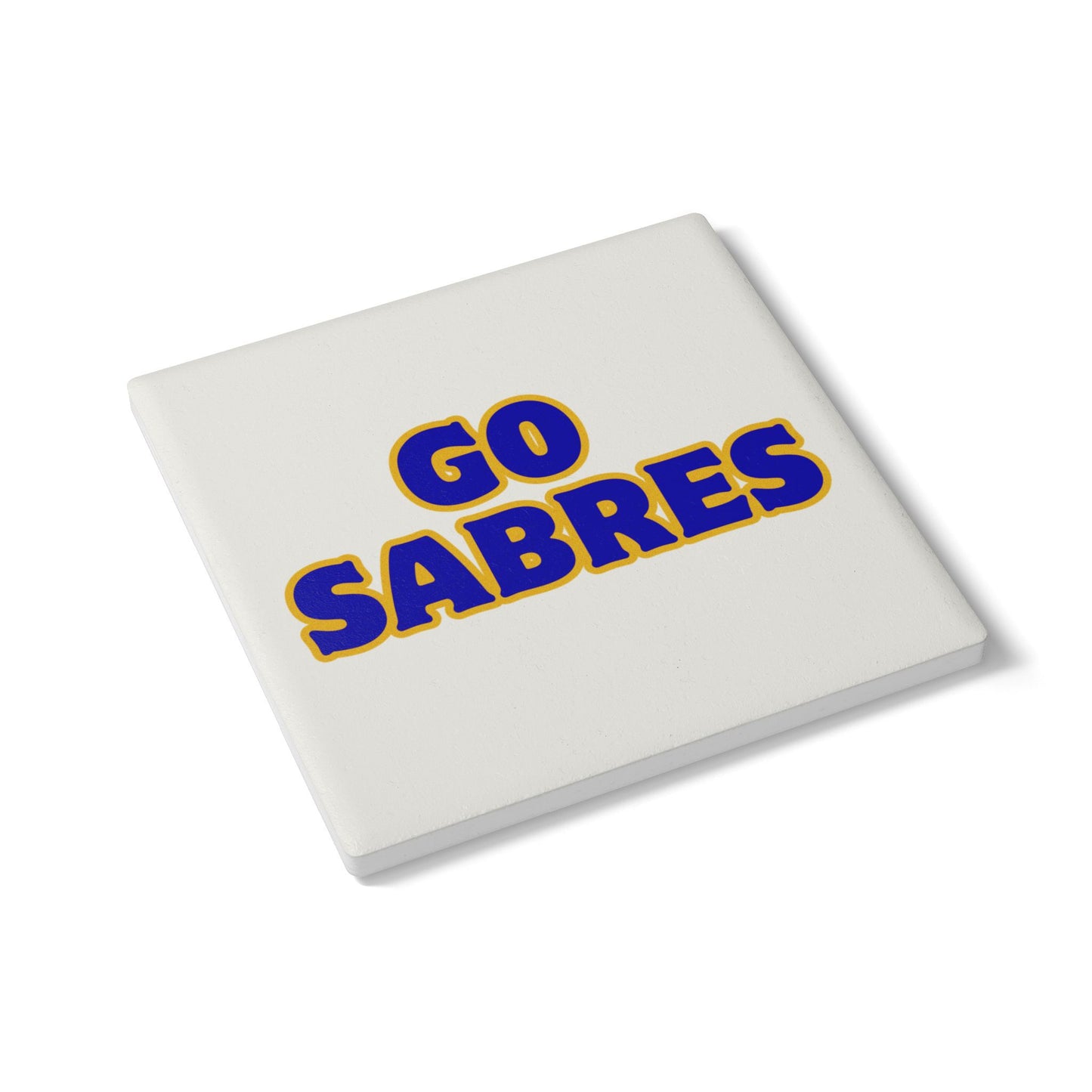Go Sabres Ceramic Coaster