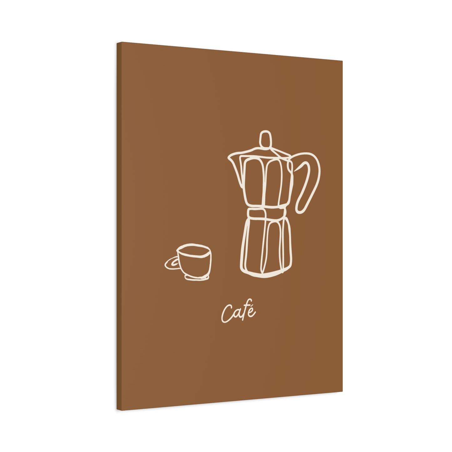 Dark Café Canvas Print
