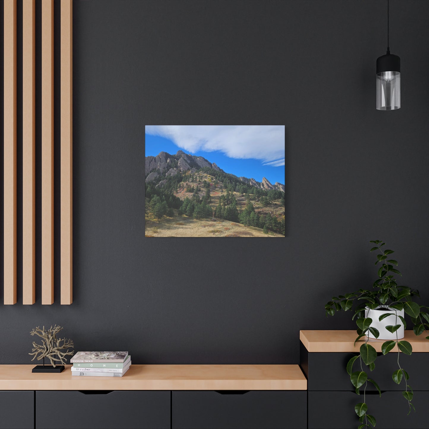 Flatirons Nature Canvas Print