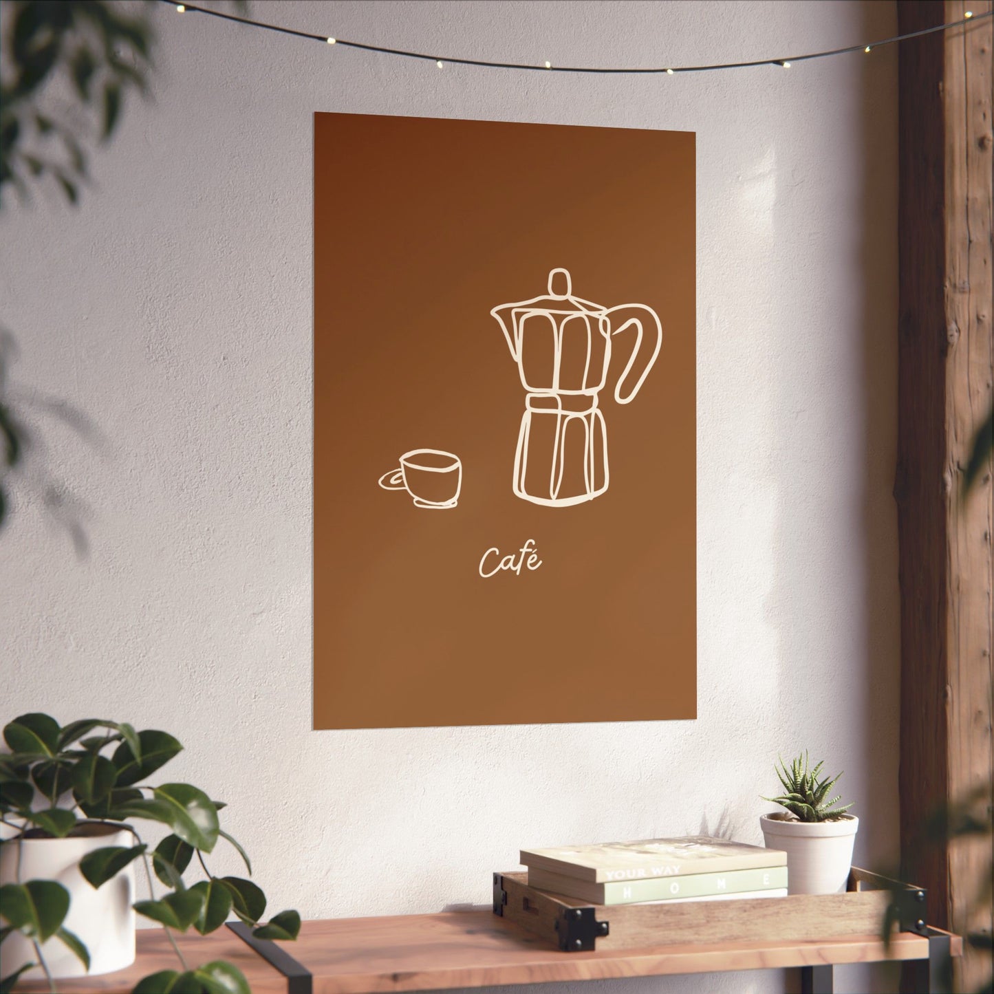 Dark Café Print