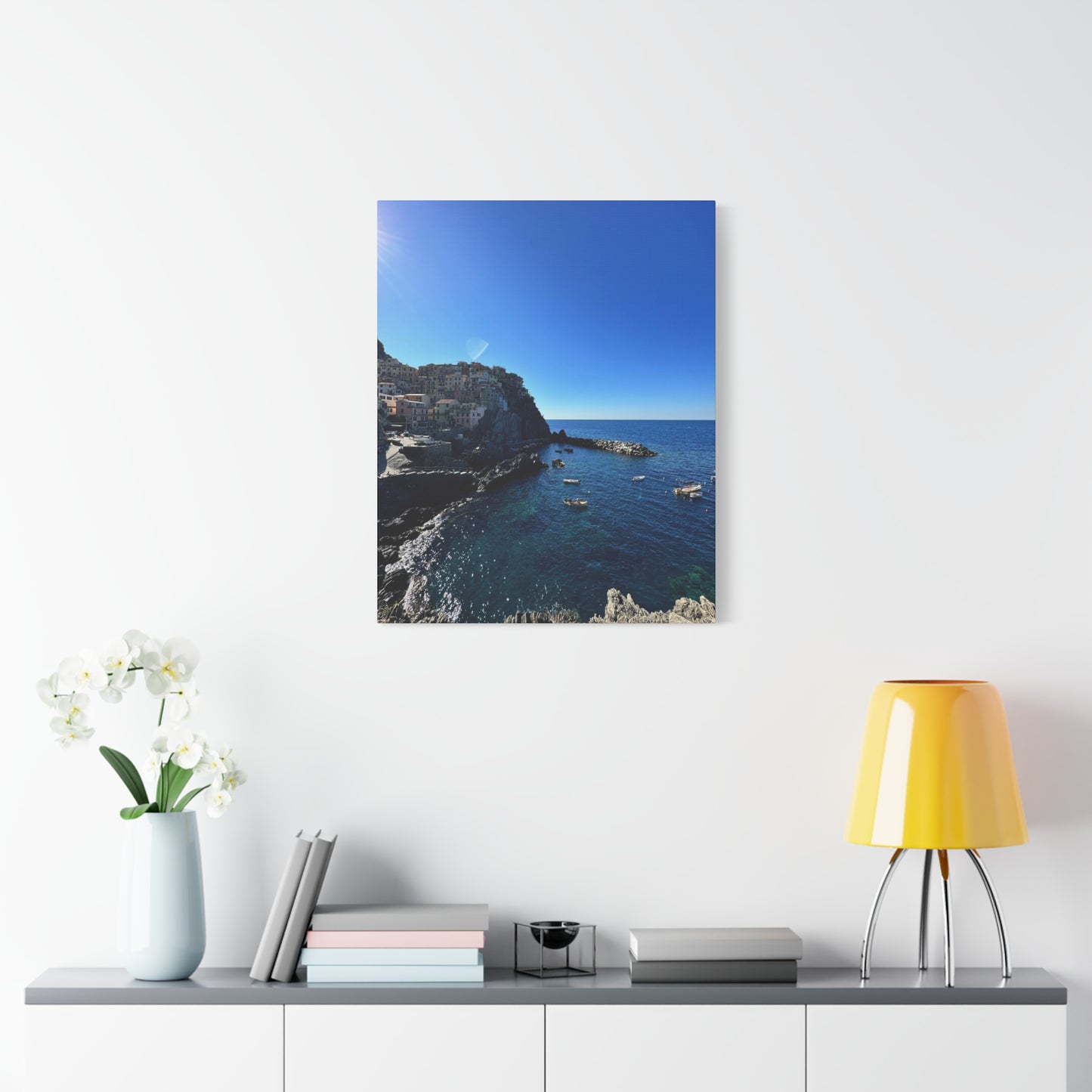 Cinque Terre Italy Coastal Canvas Print