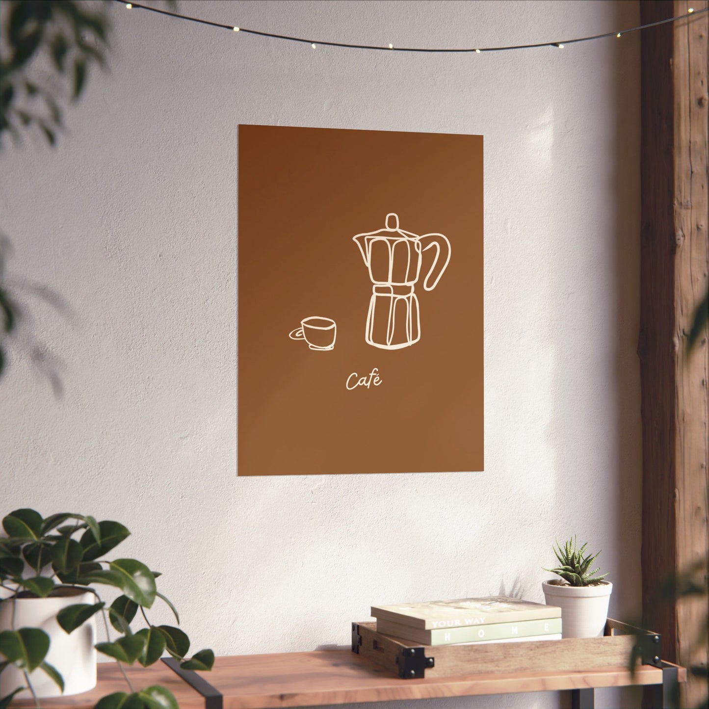 Dark Café Print