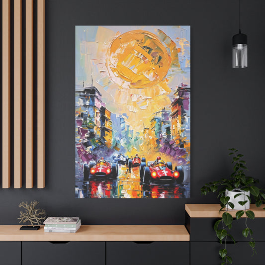 Vintage Formula One Canvas Print