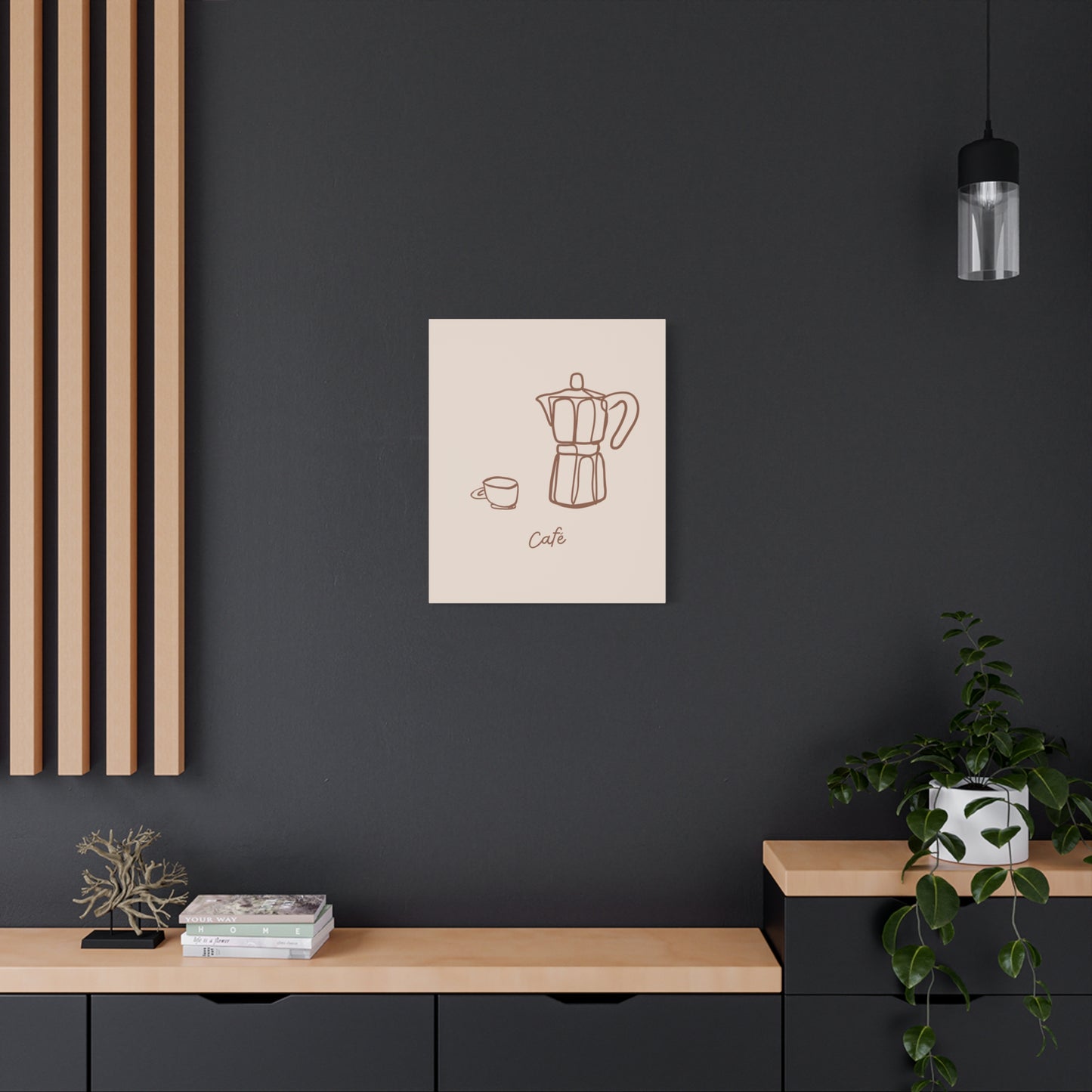 Light Café Canvas Print
