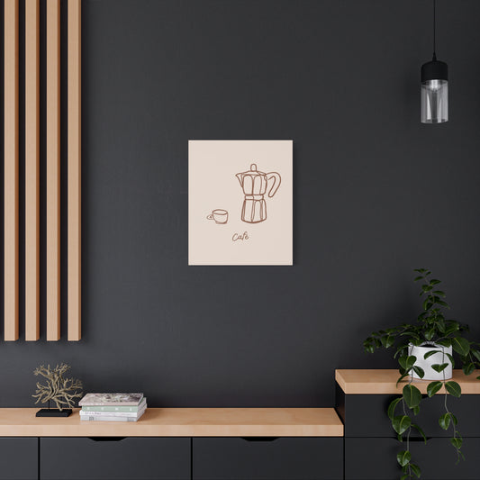 Light Café Canvas Print