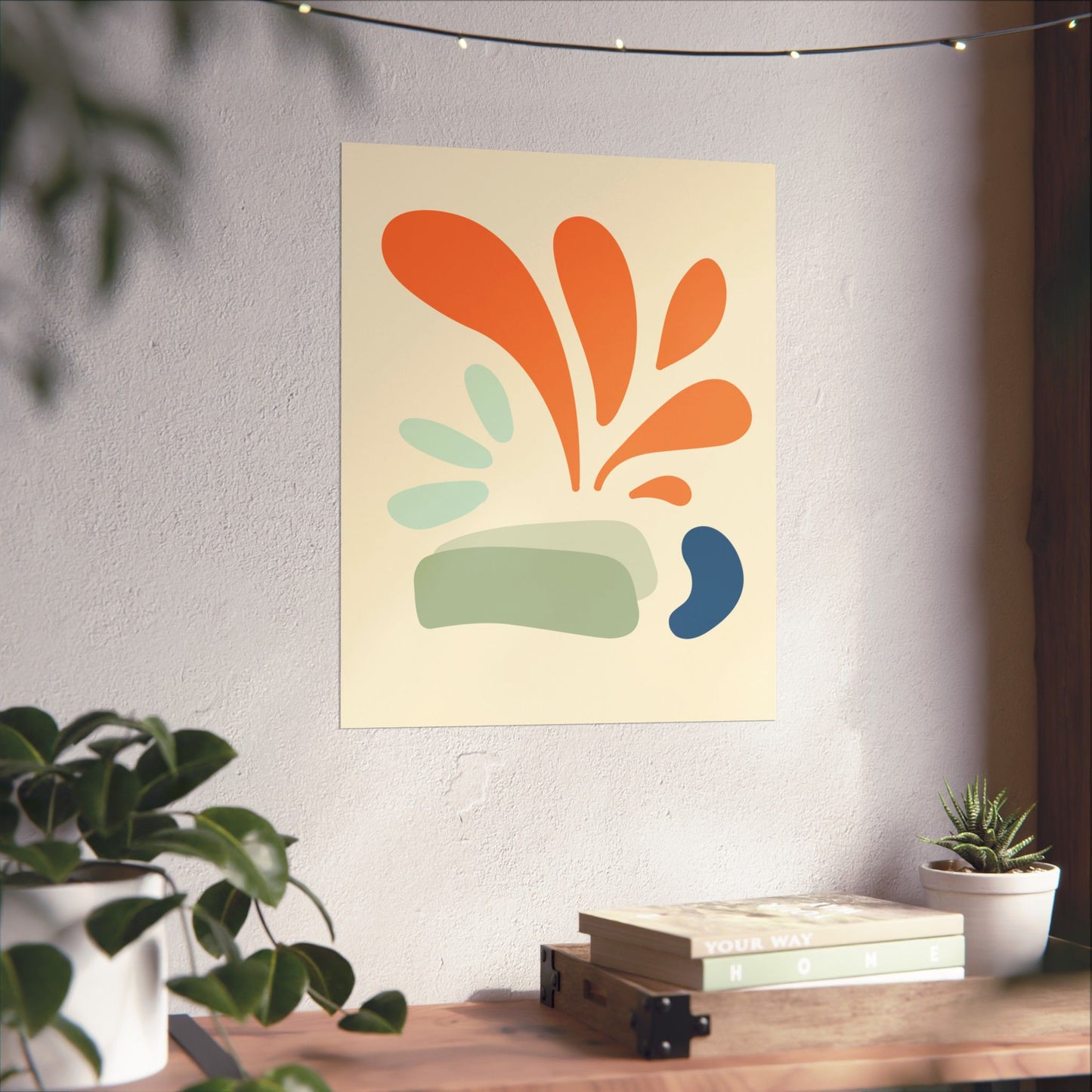 Abstract Art - Hand-Drawn Art Print - The Argyle Market Original #2, Minimalistic Art, Minimalist, Hand-Drawn Art