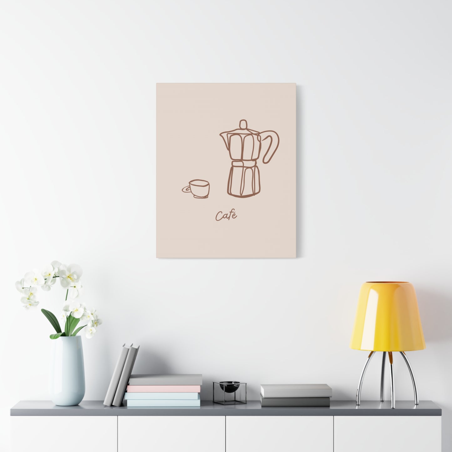 Light Café Canvas Print