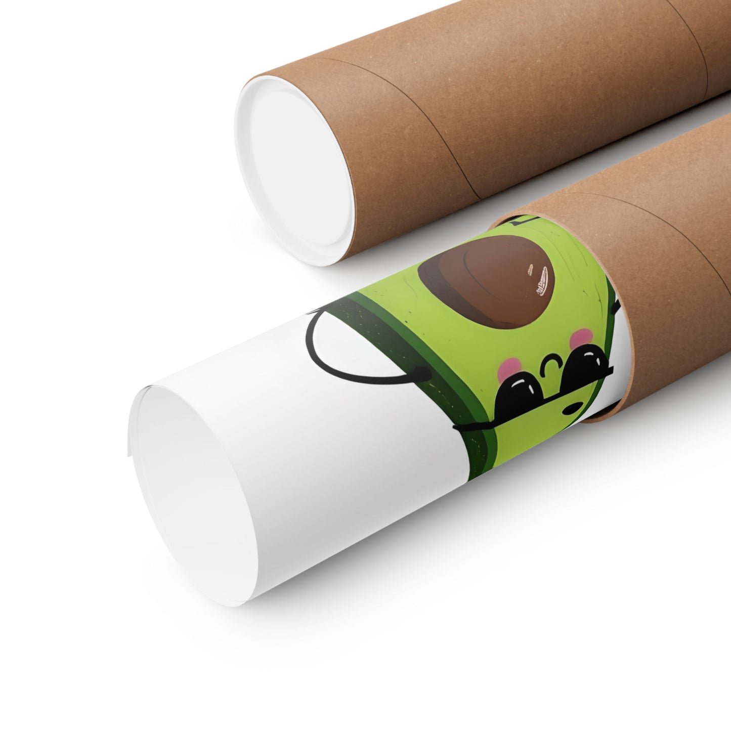 Cute Cartoon Avocado Print