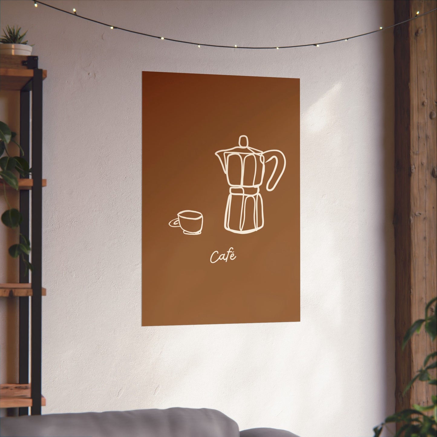 Dark Café Print