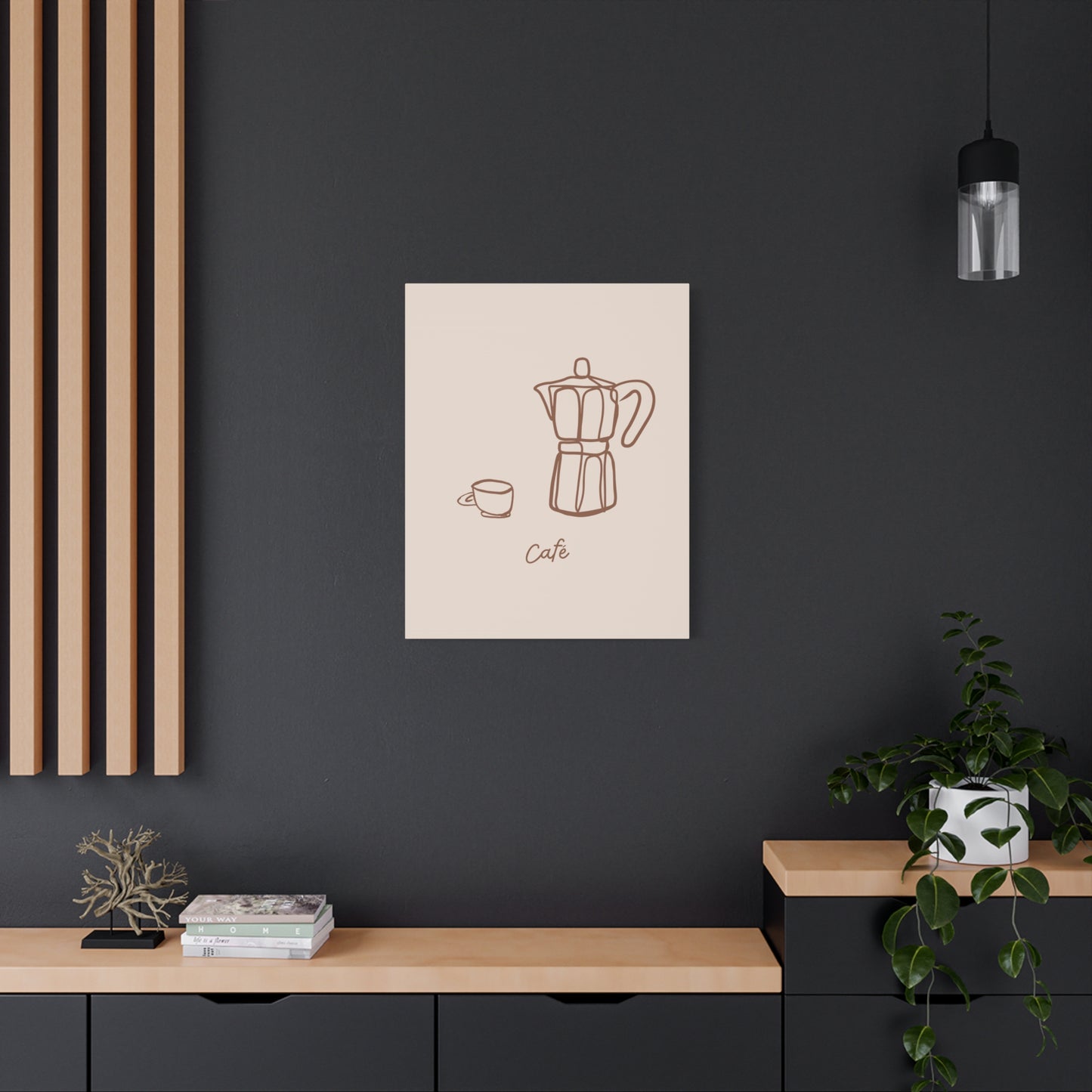 Light Café Canvas Print