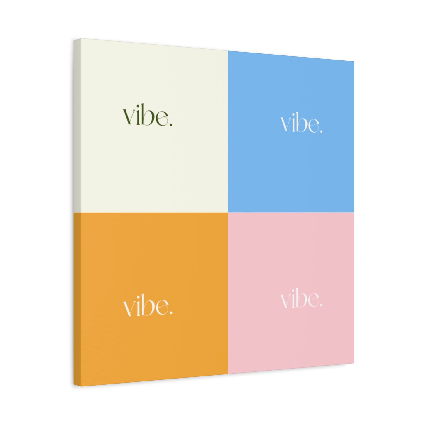 Vibe. Art Canvas Print