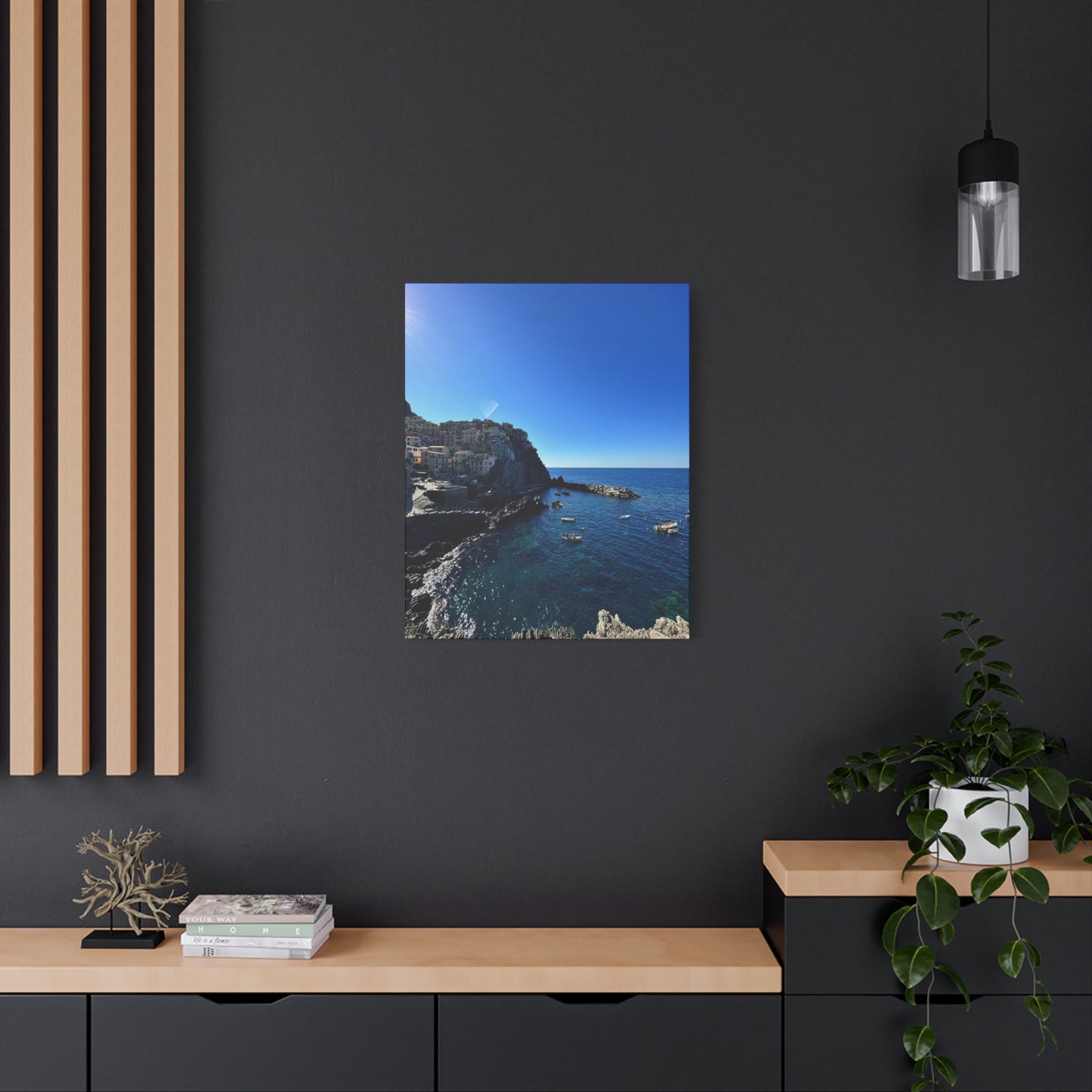 Cinque Terre Italy Coastal Canvas Print
