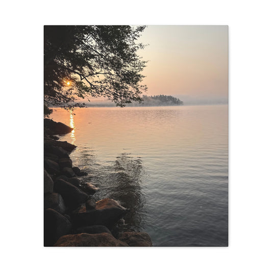 Sunrise on the Lake - Canvas Print
