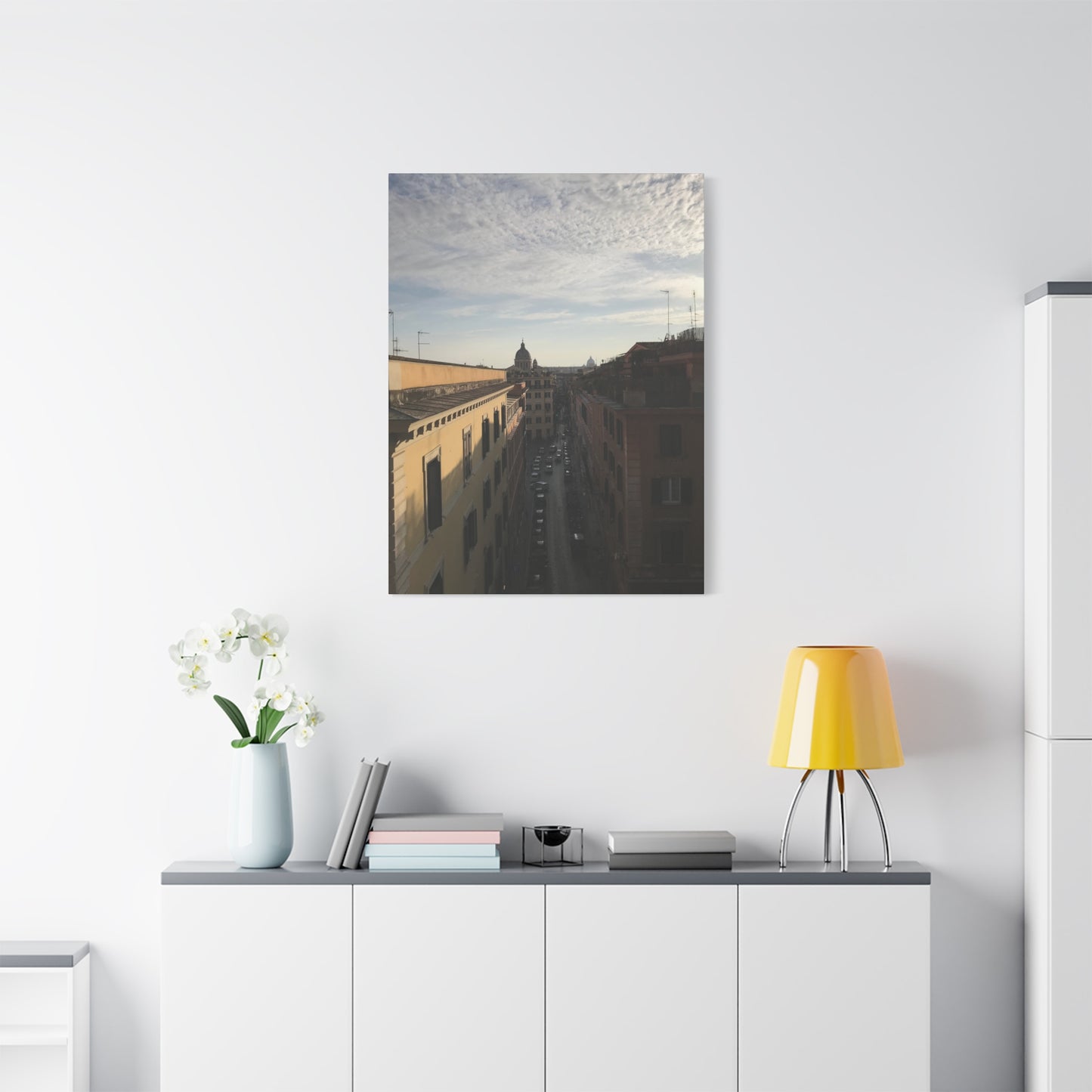 Florence Street View Canvas Print