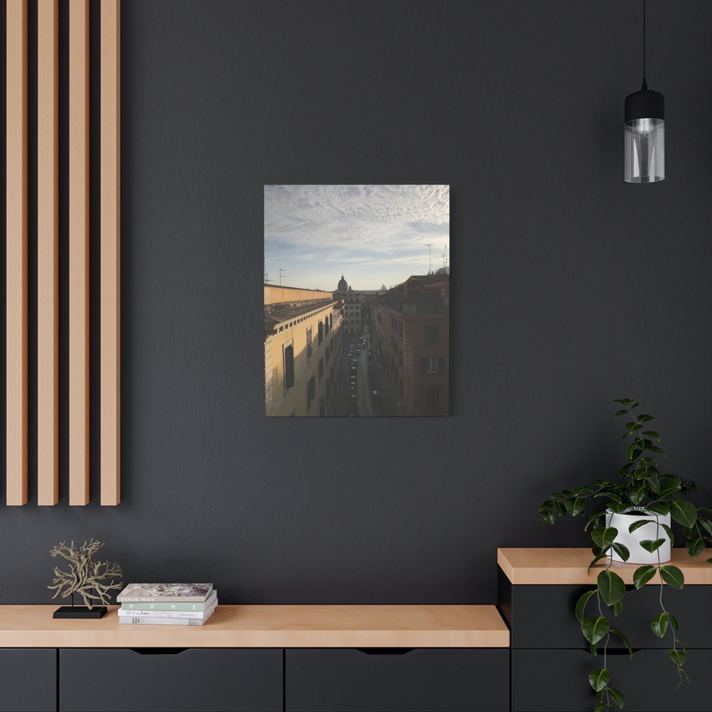 Florence Street View Canvas Print