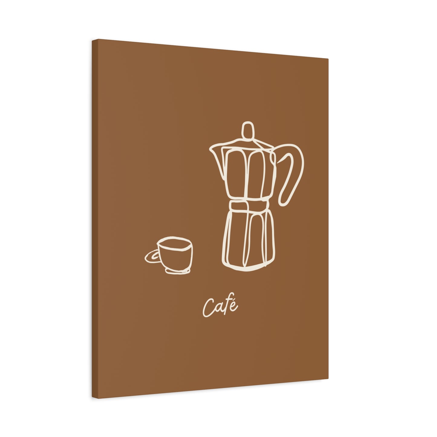 Dark Café Canvas Print