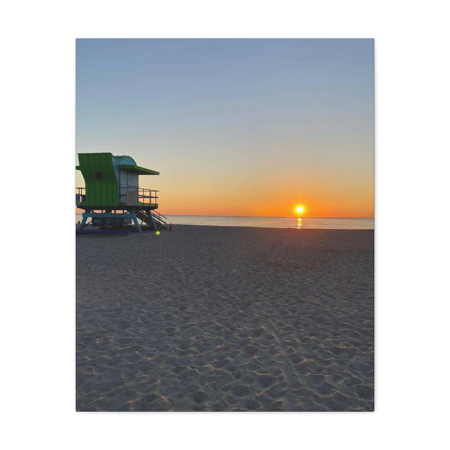 Beach Sunrise Canvas Print