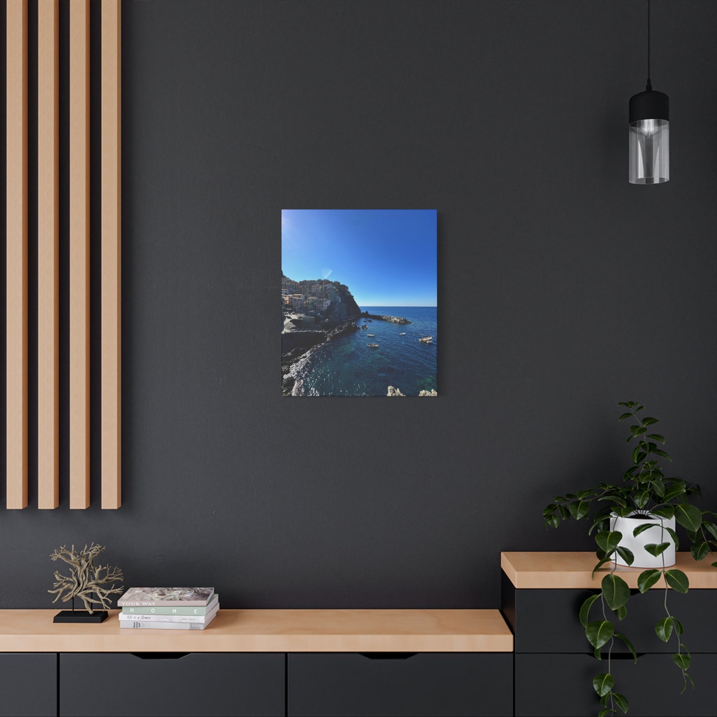 Cinque Terre Italy Coastal Canvas Print