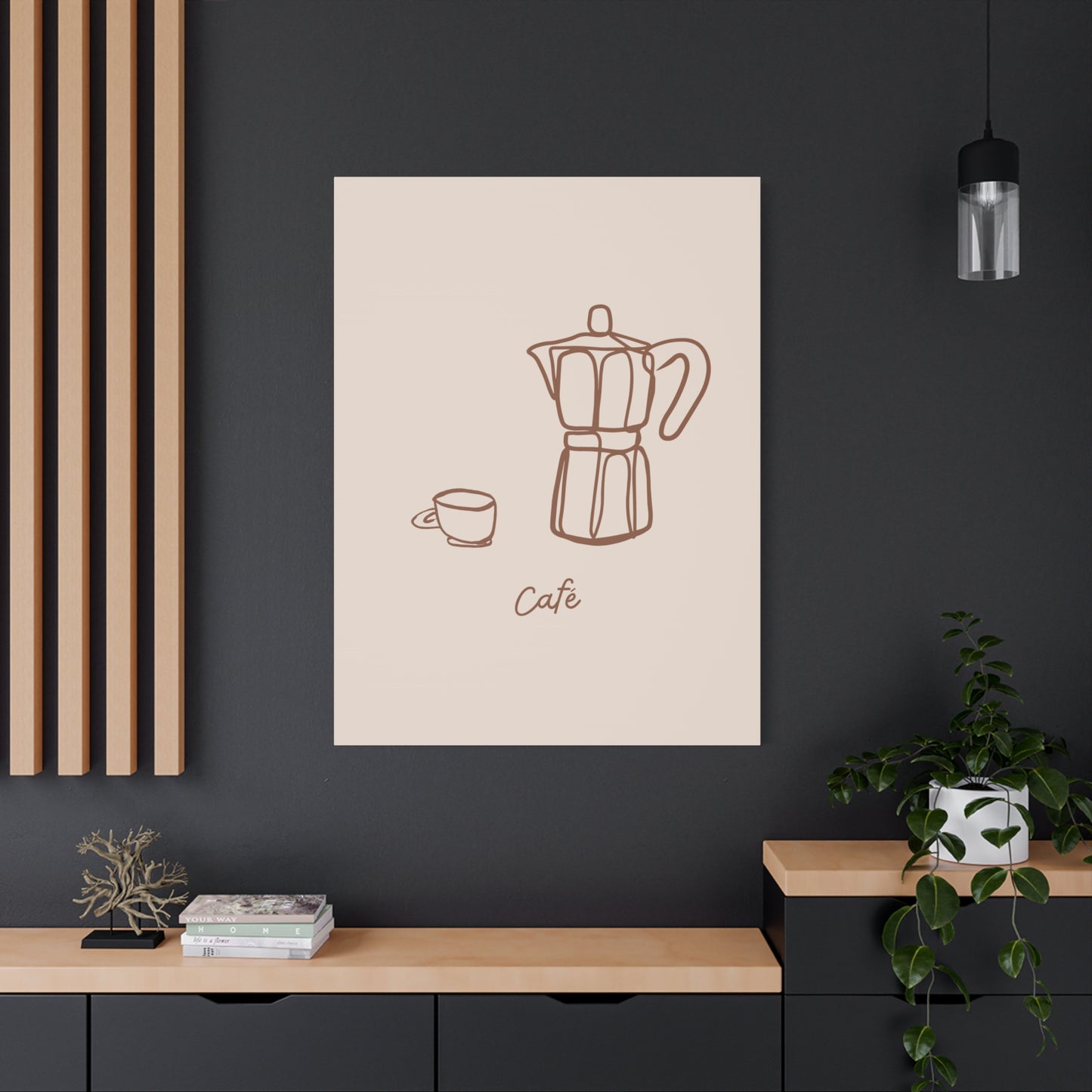 Light Café Canvas Print