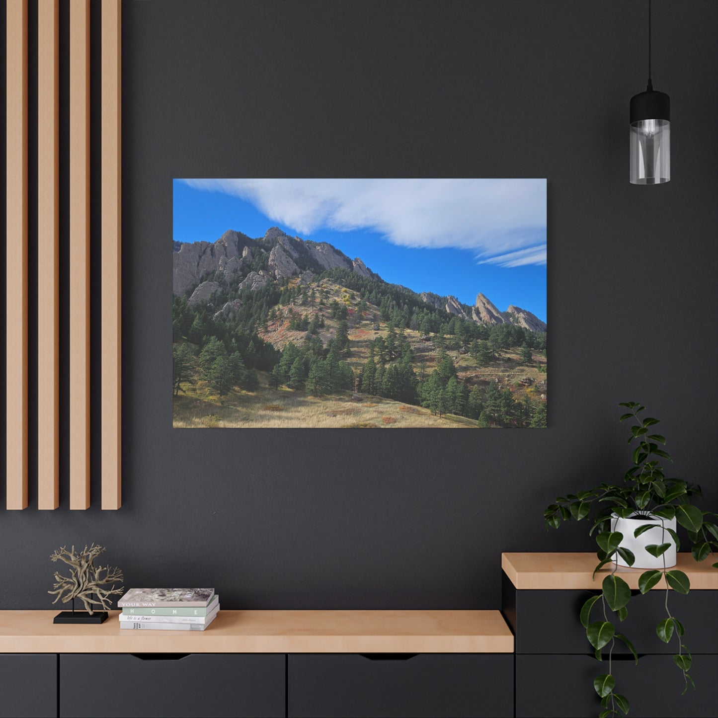 Flatirons Nature Canvas Print