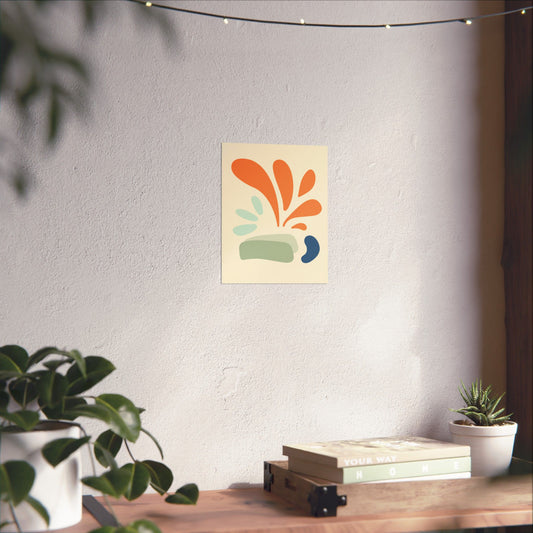 Abstract Art - Hand-Drawn Art Print - The Argyle Market Original #2, Minimalistic Art, Minimalist, Hand-Drawn Art