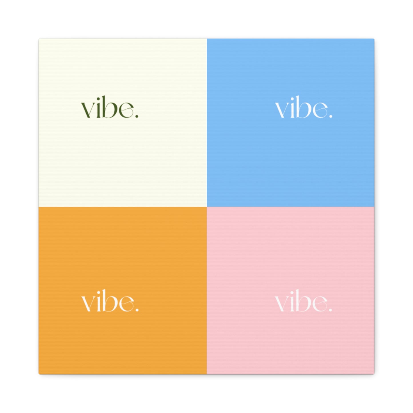 Vibe. Art Canvas Print