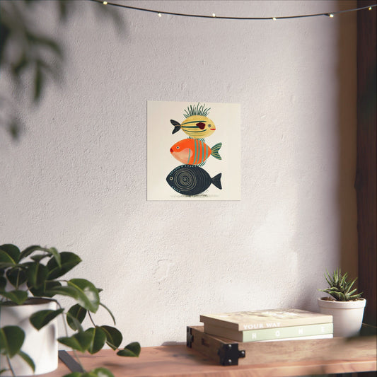 Colorful Fish Art Print