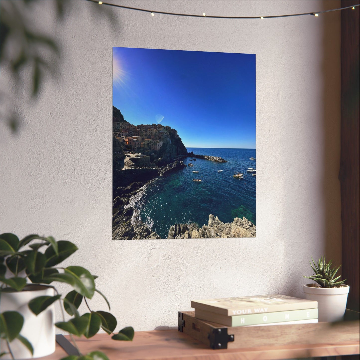 Cinque Terre Italy Coastal Print